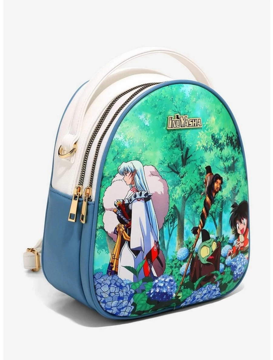 "Exclusive Inuyasha Sesshomaru Rin & Jaken Anime Mini Backpack - BoxLunch Limited Edition"