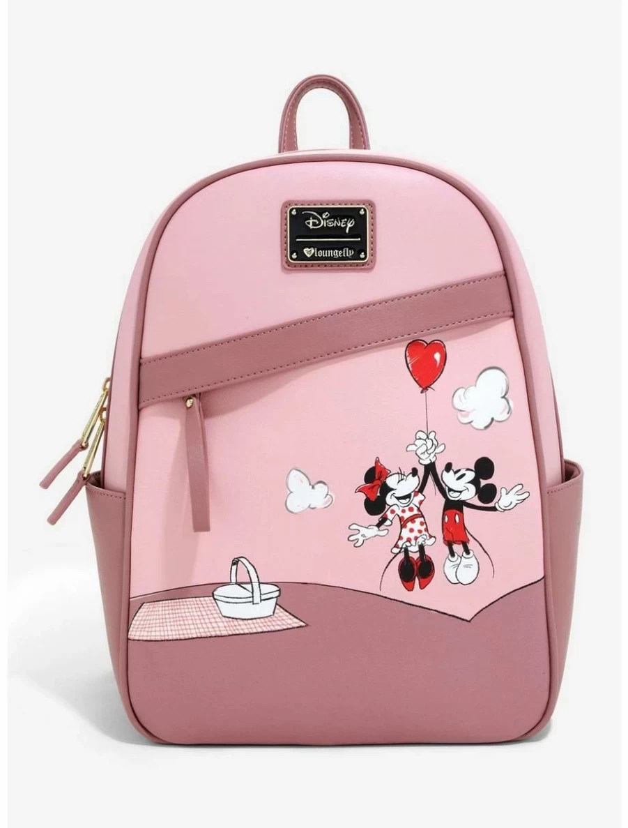 Loungefly Exclusive Disney Mickey & Minnie Mouse Balloon Mini Backpack – BoxLunch Limited Edition