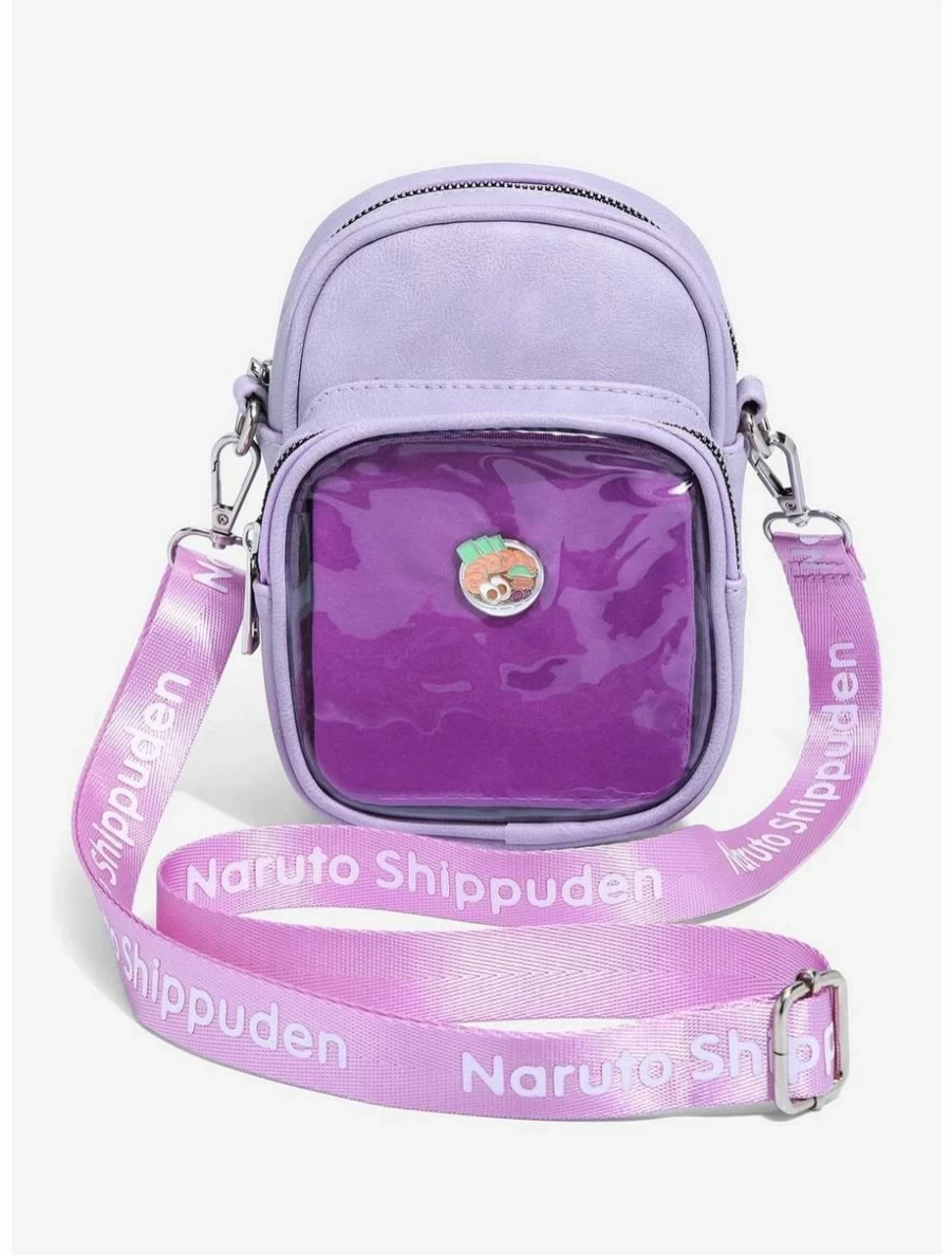 "Naruto Shippuden Team 7 Anime Crossbody Bag - Chibi Character Design, Collector's Edition"