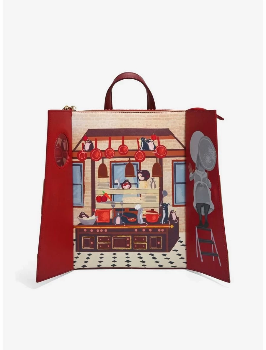 Disney Pixar Ratatouille Mini Backpack - Our Universe Kitchen Doors Design - BoxLunch Exclusive Collectible