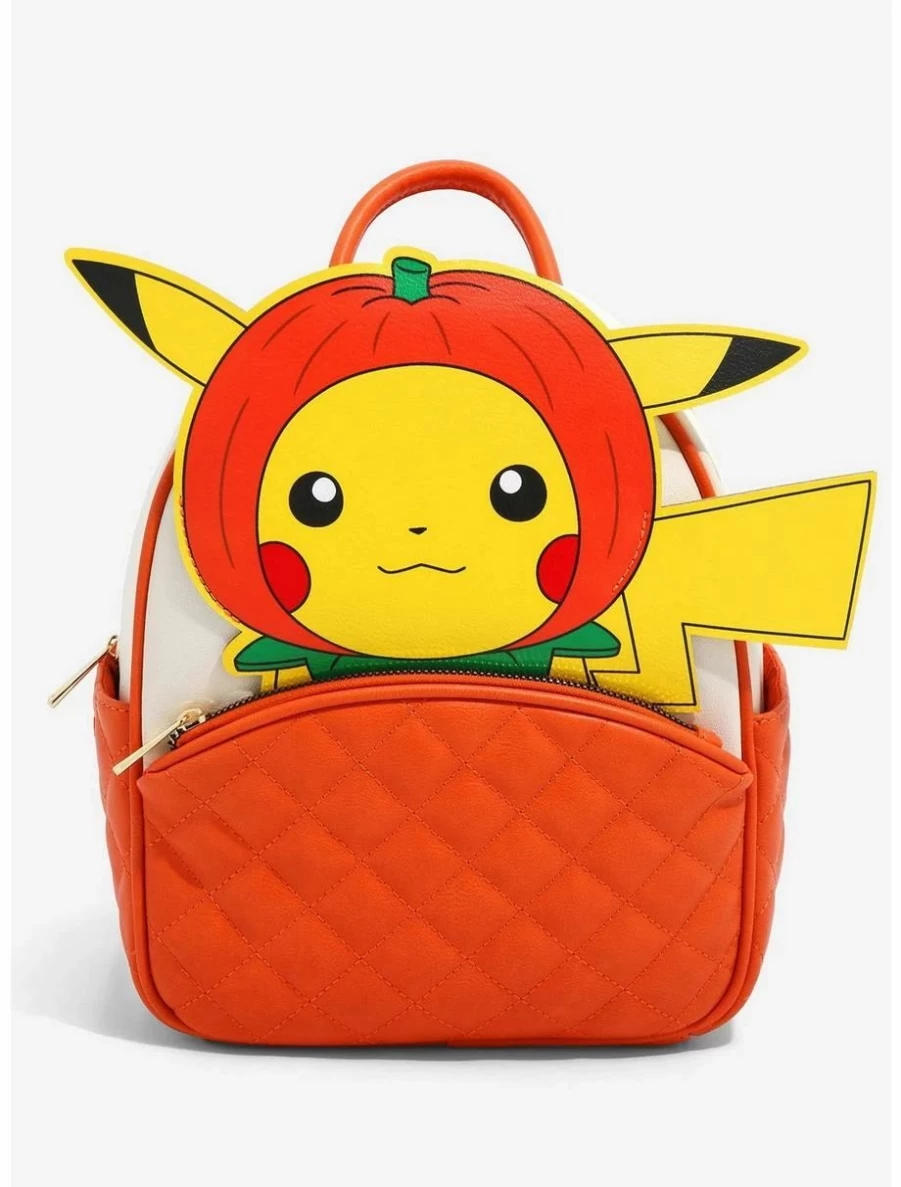 Pokemon Pikachu Mini Backpack Halloween Pumpkin Design - BoxLunch Exclusive Collectible