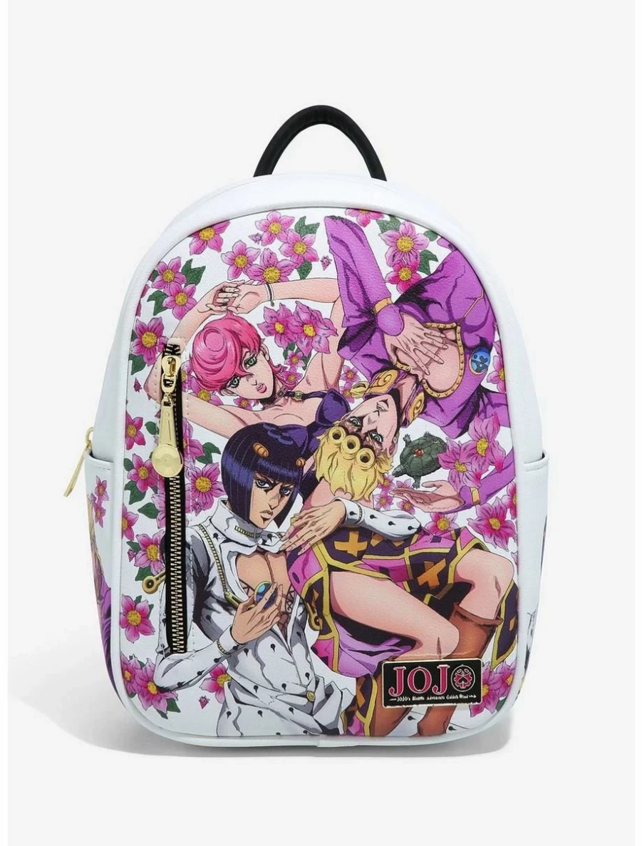 JoJo's Bizarre Adventure Giorno Giovanna Floral Mini Backpack Anime Themed Lunch Box