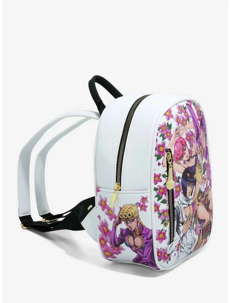 JoJo's Bizarre Adventure Giorno Giovanna Floral Mini Backpack Anime Themed Lunch Box
