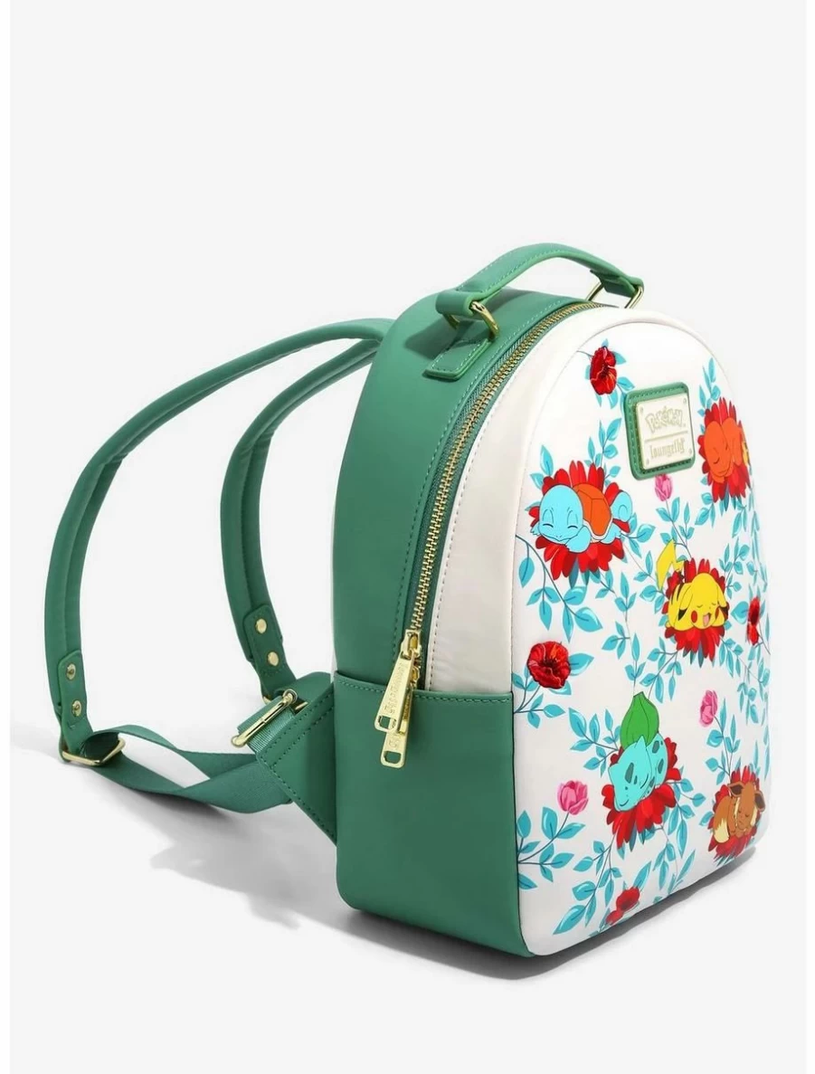 Loungefly Pokemon Floral Sleeping Pikachu Mini Backpack - BoxLunch Exclusive Collectible