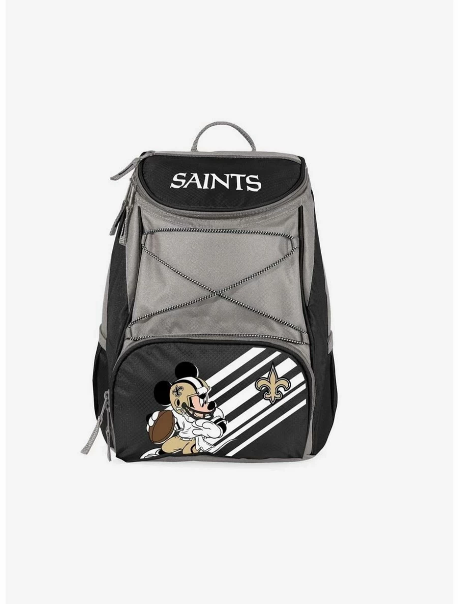 Disney Mickey Mouse NFL New Orleans Saints Themed Cooler Backpack for Lunch by BoxLunch