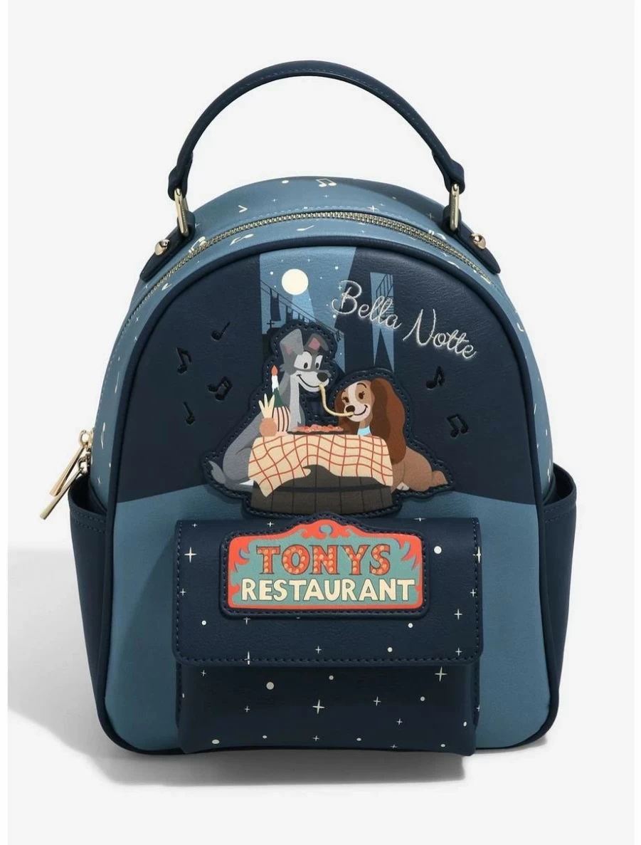 Disney Lady and the Tramp Bella Notte Mini Backpack - BoxLunch Exclusive Our Universe Collection