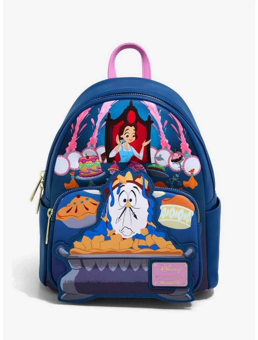 Loungefly Disney Beauty and the Beast Be Our Guest Mini Backpack - Exclusive BoxLunch Collectible