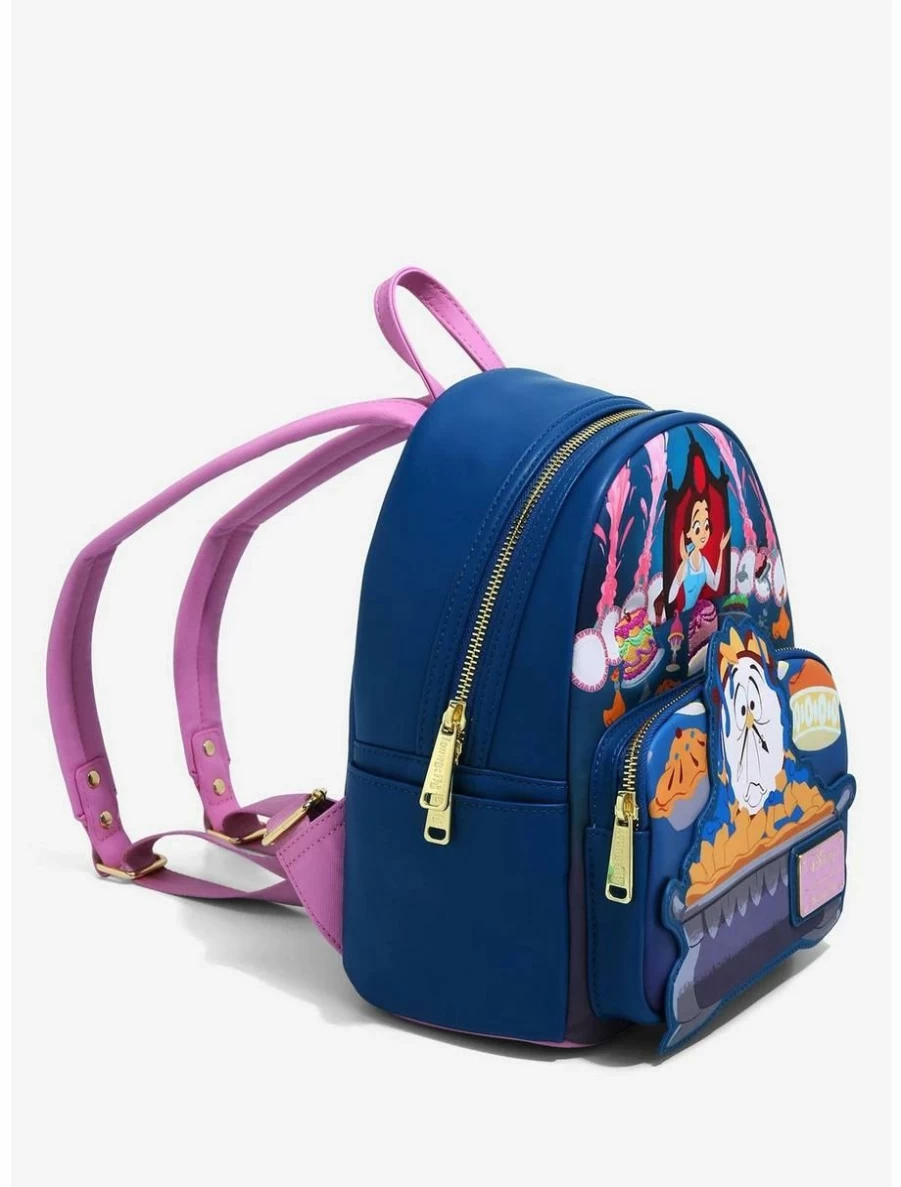 Loungefly Disney Beauty and the Beast Be Our Guest Mini Backpack - Exclusive BoxLunch Collectible