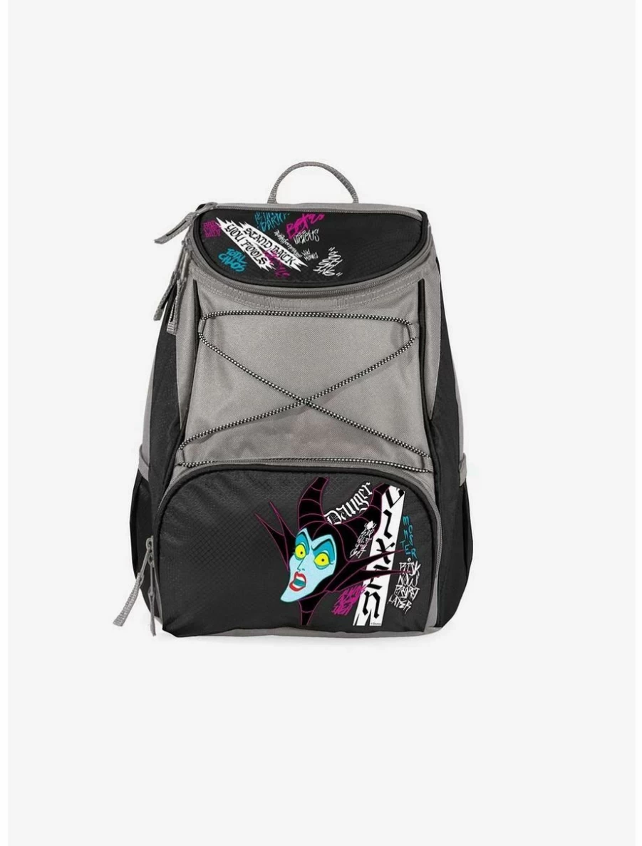 Disney Maleficent Themed Cooler Backpack for Lunch Box Storage and Outdoor Activities