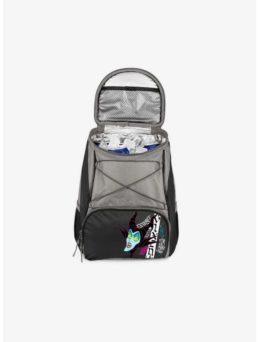 Disney Maleficent Themed Cooler Backpack for Lunch Box Storage and Outdoor Activities